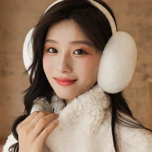 Alice Rabbit Fur Earmuffs