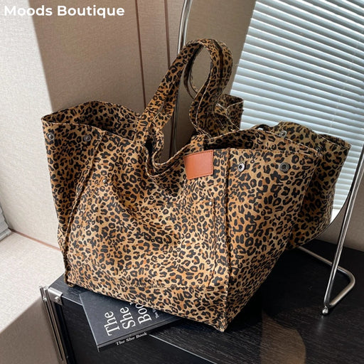 Haven Oversized Leopard Shoulder Bags