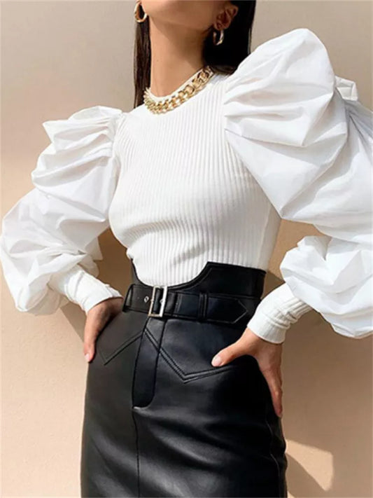 Aaliyah Long Puff Sleeve Top